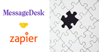 MessageDesk now has over 3000 integrations powered by Zapier