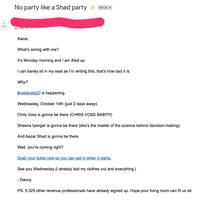 Teardown: Gong's Event Invitation Email