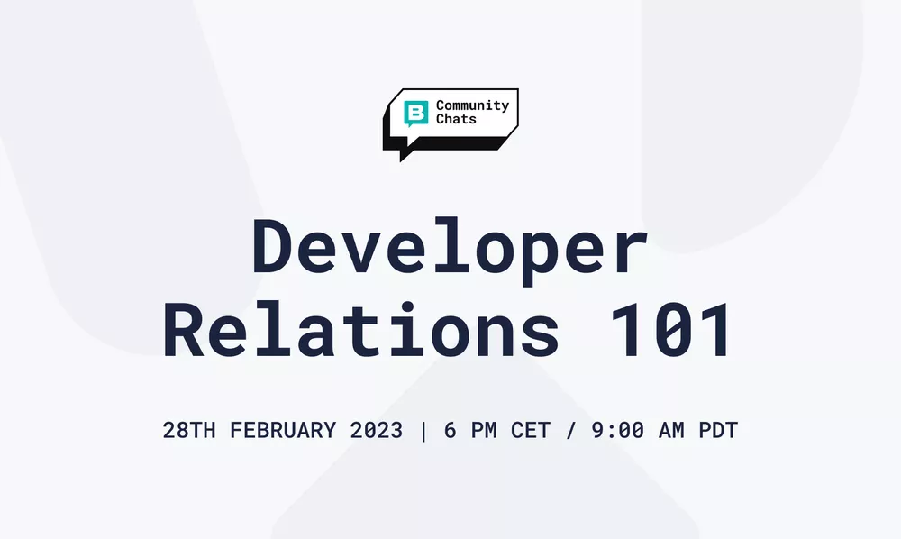 Storyblok Community Chats #3: Developer Relations 101