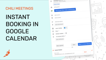 Instant Booking in Google Calendar