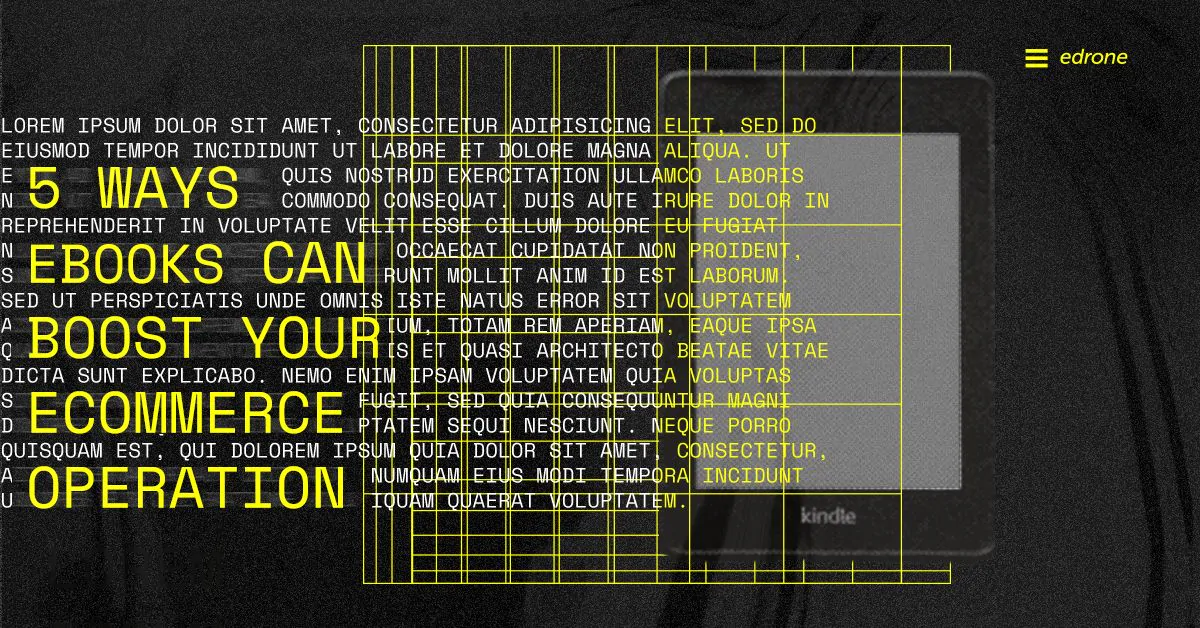 5 ways ebooks can help your eCommerce operation