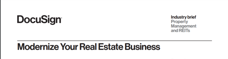 Modernize Your Real Estate Business