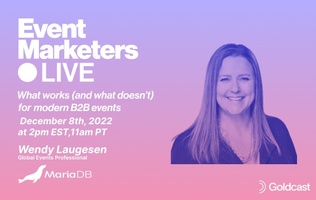 Event Marketers Live With Wendy Laugesen
