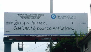 Real Estate Check Billboard - Swipe File