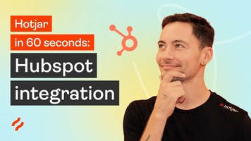 Hotjar in 60 Seconds: Hubspot integration