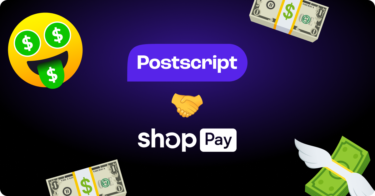 The Next Big Thing in SMS: Announcing Text-to-Buy from Postscript and Shop Pay