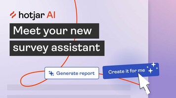 Meet Hotjar AI: your new survey assistant