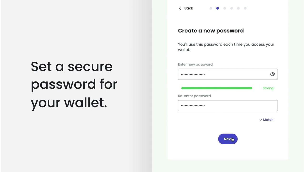 Wallet: Create new wallet