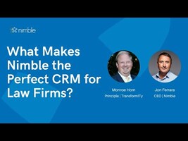 What Makes Nimble the Perfect CRM for Law Firms?