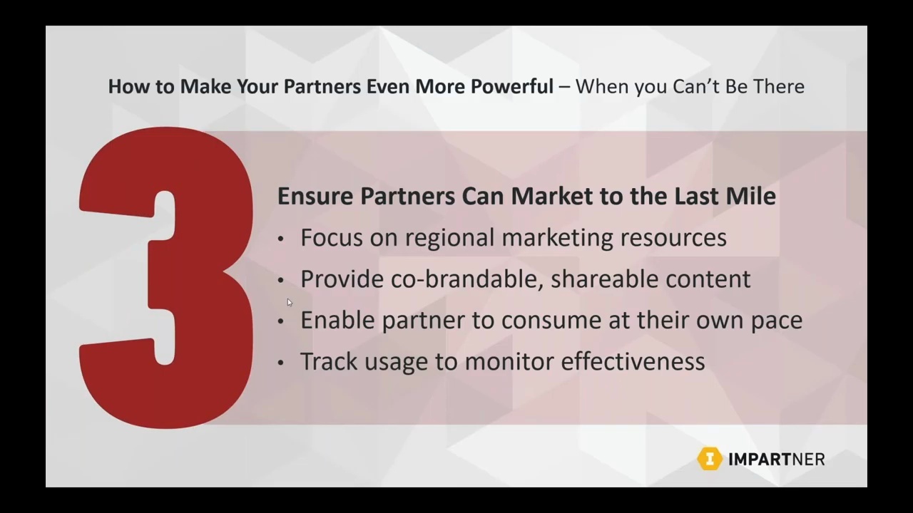 How to Make Partners Powerful - Even When You Can't Be There