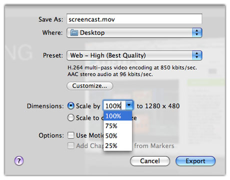 Exporting from ScreenFlow for Wistia