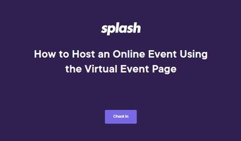 How to Host an Online Event Using the Virtual Event Page