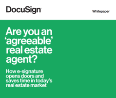 Are you an 'agreeable' real estate agent? How e-signature opens doors and saves time in today's real estate market 