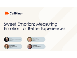 Sweet Emotion: Measuring Emotion for Better Experiences