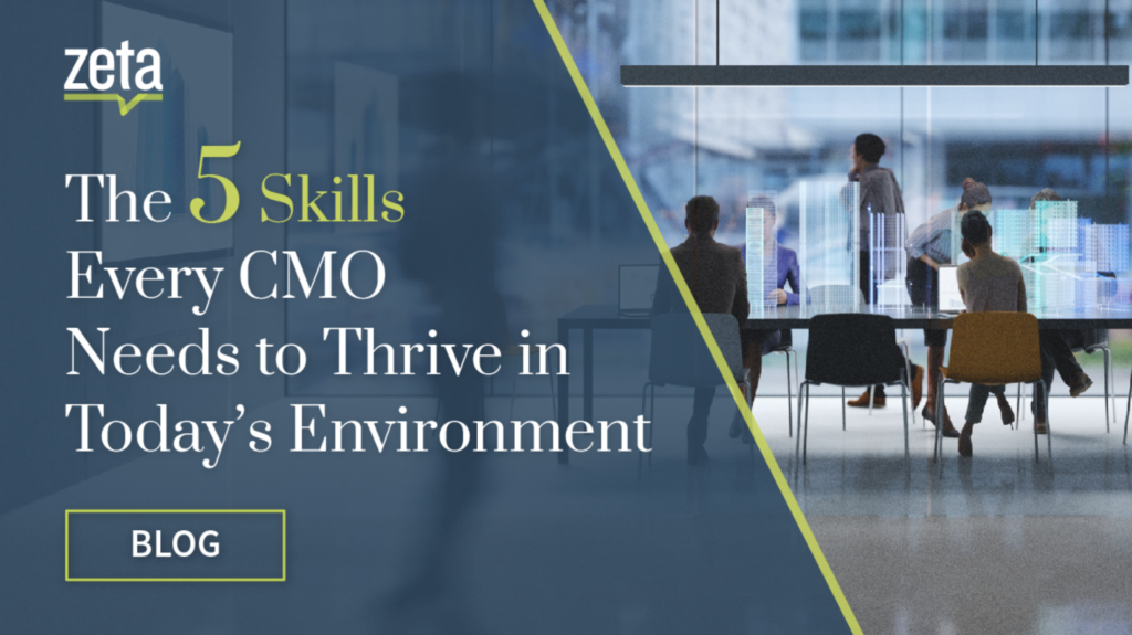 The 5 Skills Every CMO Needs to Thrive in Today's Environment