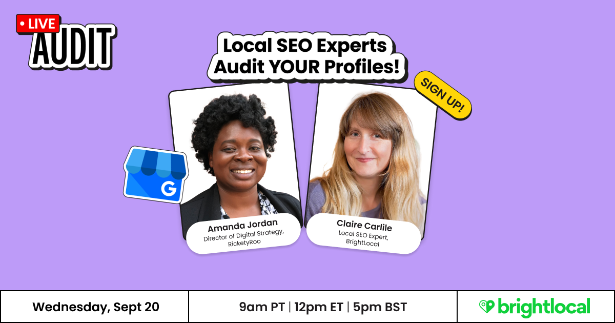 Live Google Business Profile Audit with Amanda Jordan