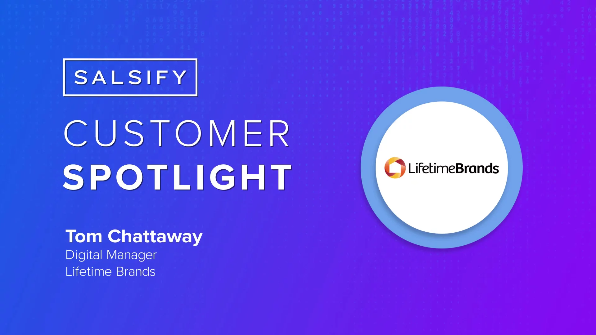 Lifetime Brands Customer Spotlight | Salsify Resource Video