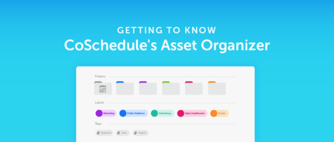Getting To Know CoSchedule's Asset Organizer