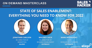 State of Sales Enablement: Everything You Need To Know for 2022
