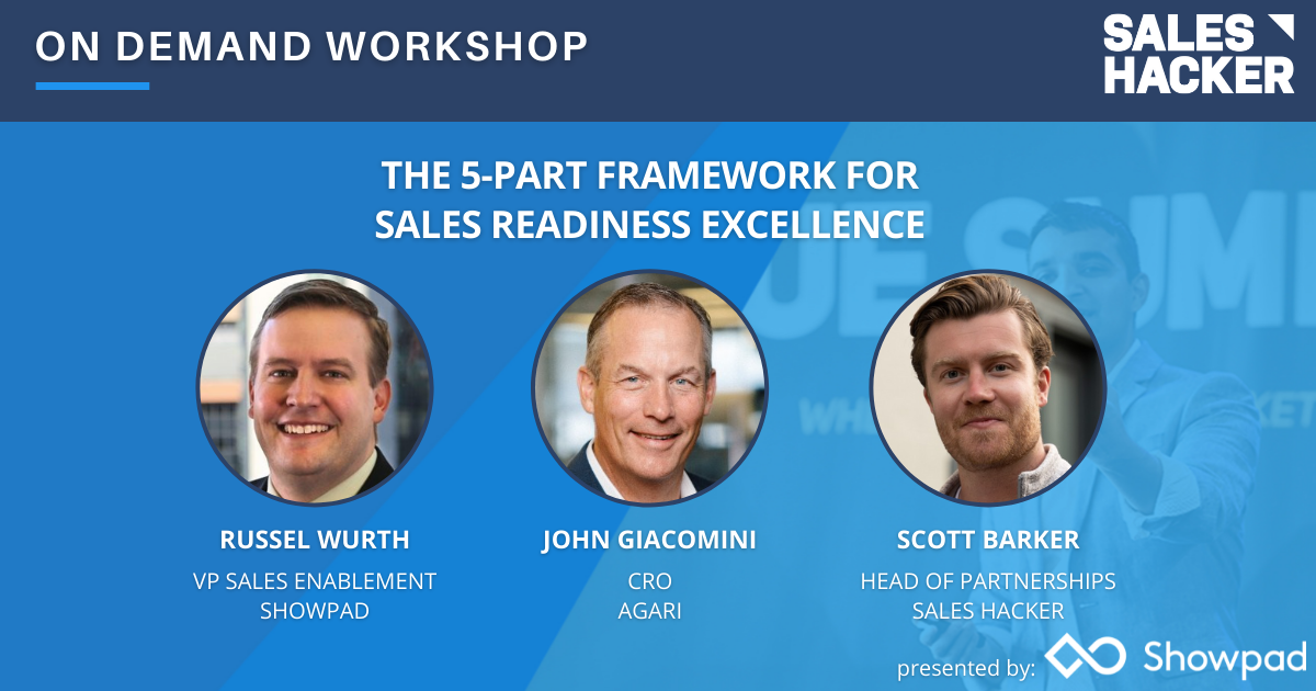 The 5-Part Framework for Sales Readiness Excellence