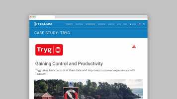 Tryg Gaining Control and Productivity
