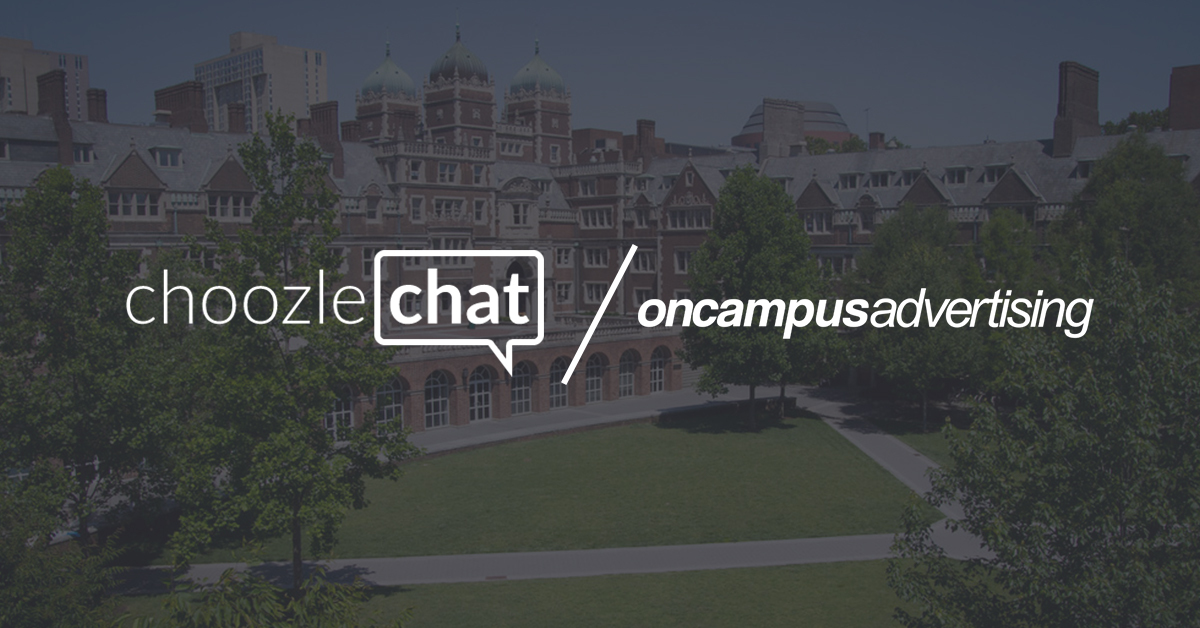 choozlechat: Targeting college students with digital advertising during the pandemic with OnCampus Advertising