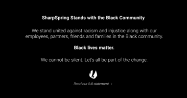 SharpSpring Stands with the Black Community