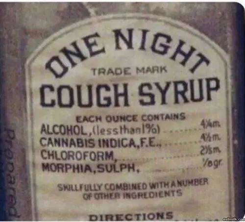 1920 One Night Cough Syrup - Swipe File