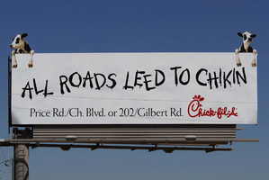 Chick-Fil-A All Roads Billboard - Swipe File