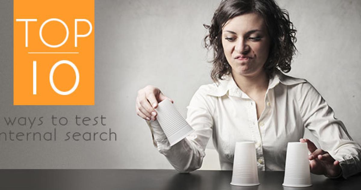 Top 10 Ways to Test Internal Search | UserTesting Blog