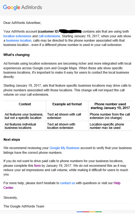 Google Is Changing How Call Extensions Show in 2 Weeks - Here's What You Need to Know