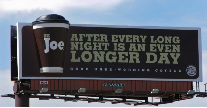 BK Joe Billboard - Swipe File