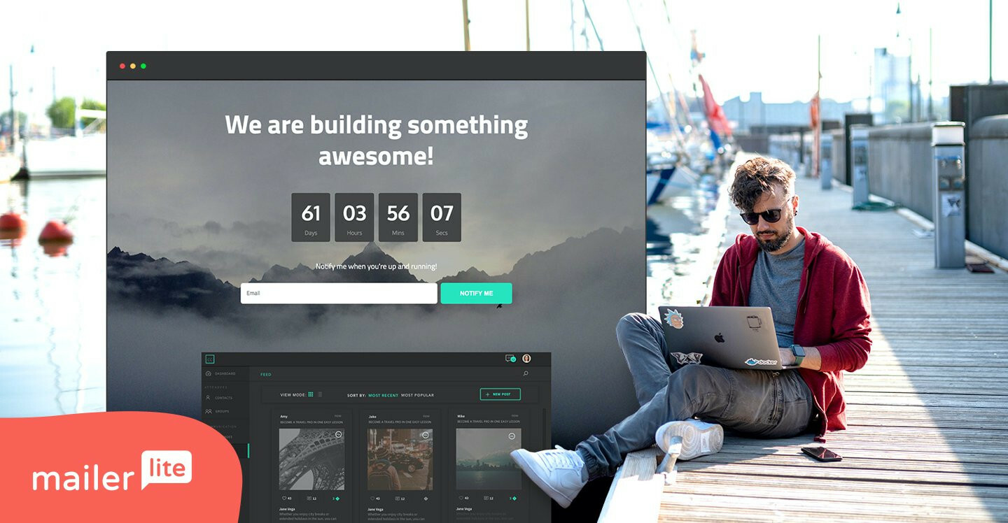 Get more interactive with our landing page features!