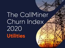 US CallMiner Churn Index for Utilities Organizations