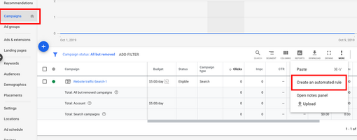 Google Ads Holiday Planning for 2019: How to Use the Automate Feature