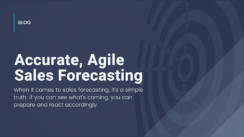 Here's to 2021: Accurate, Agile Sales Forecasting