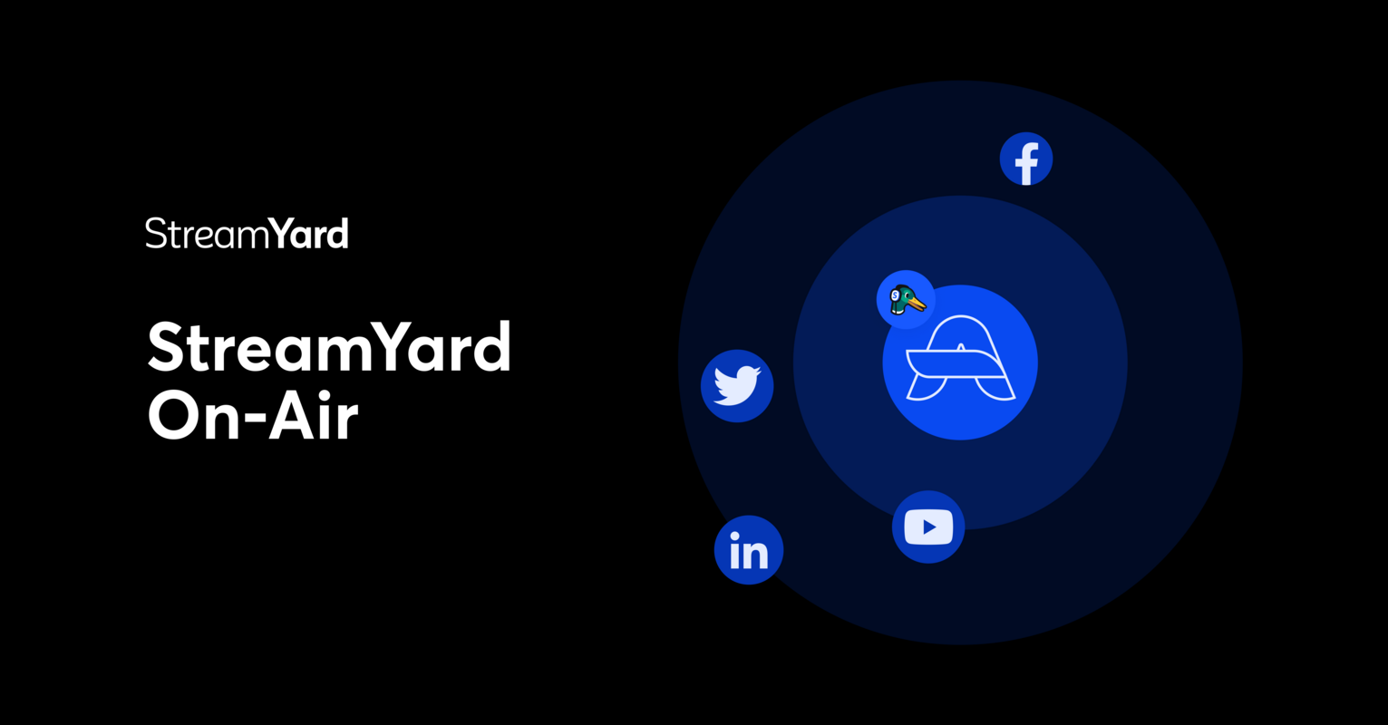 Announcing StreamYard On-Air