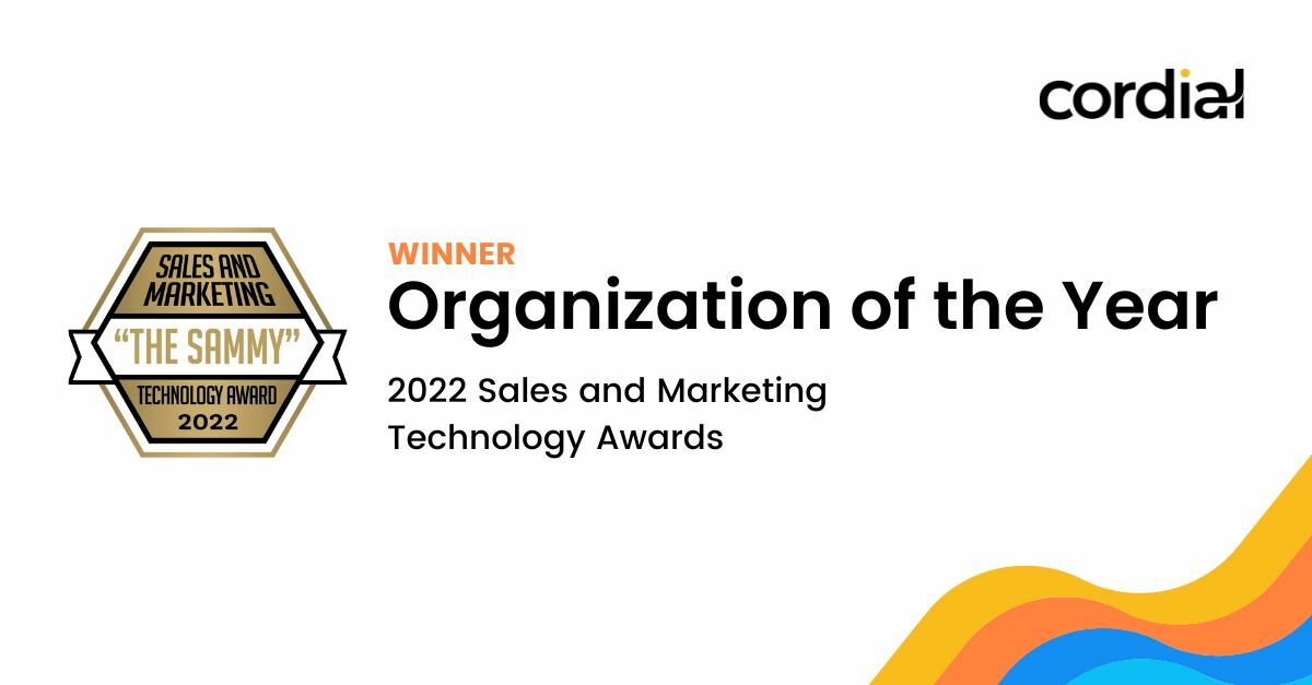 Cordial recognized as Organization of the Year