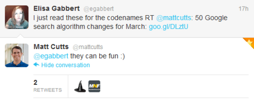 Top 10 Google Update Codenames