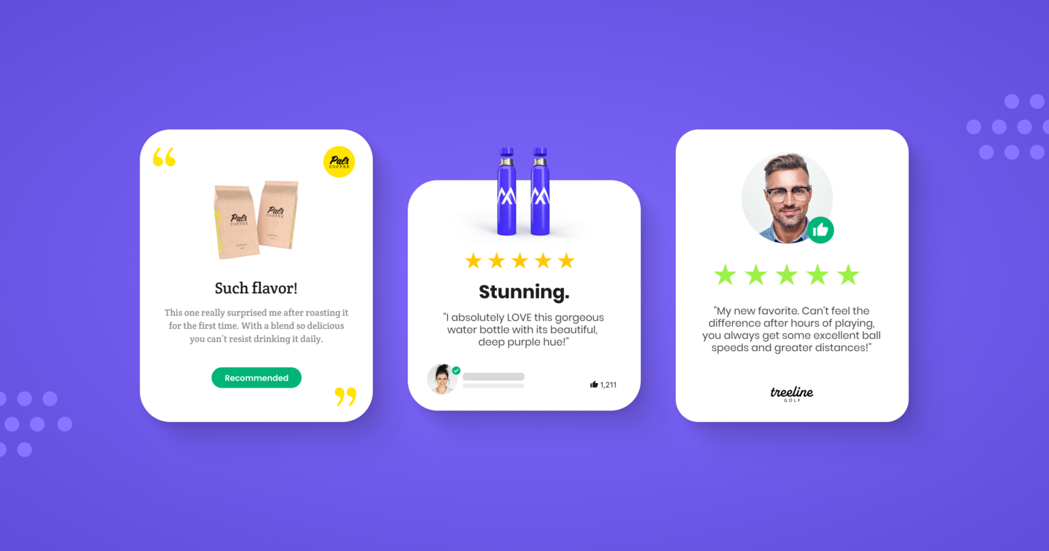 4 Product Reviews Templates for eCommerce