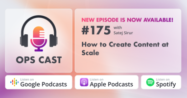 How to Create Content at Scale with Satej Sirur - Marketing Operations