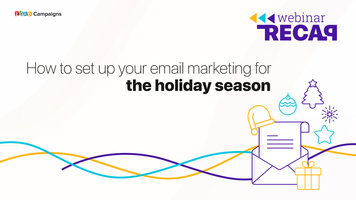 Webinar Recap: How to set up your email marketing for the holiday season  - Zoho Blog