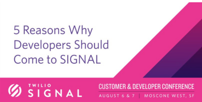 5 Reasons Why Developers Should Come to SIGNAL - SendGrid