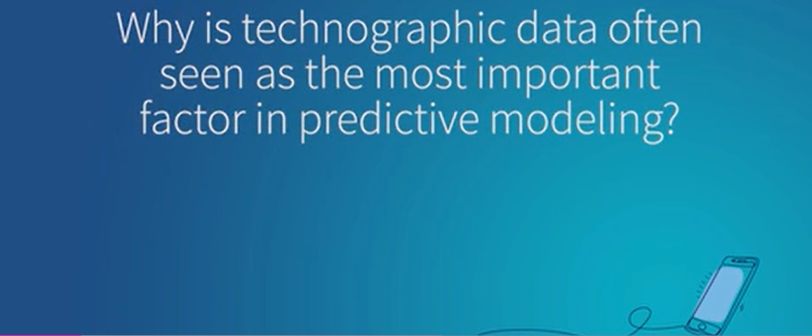 DB on Demand: Predictive modeling and technographic data