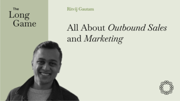 All About Outbound Sales and Marketing with Ritvij Gautam (Glencoco)