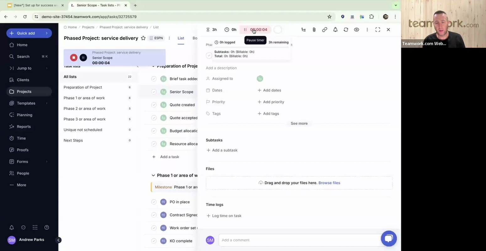 How to set up Teamwork.com for success - Jul 30, 2024 10:50 AM - (1h)