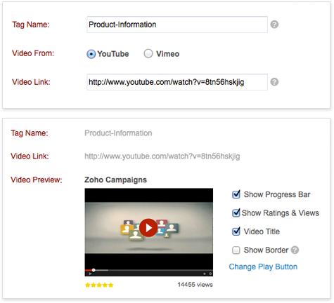 Include YouTube and Vimeo videos in your Email Marketing Campaigns - Zoho Blog