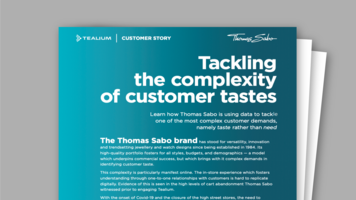 Thomas Sabo harnesses the power of customer data to tackle one of the most complex customer demands, taste rather than need