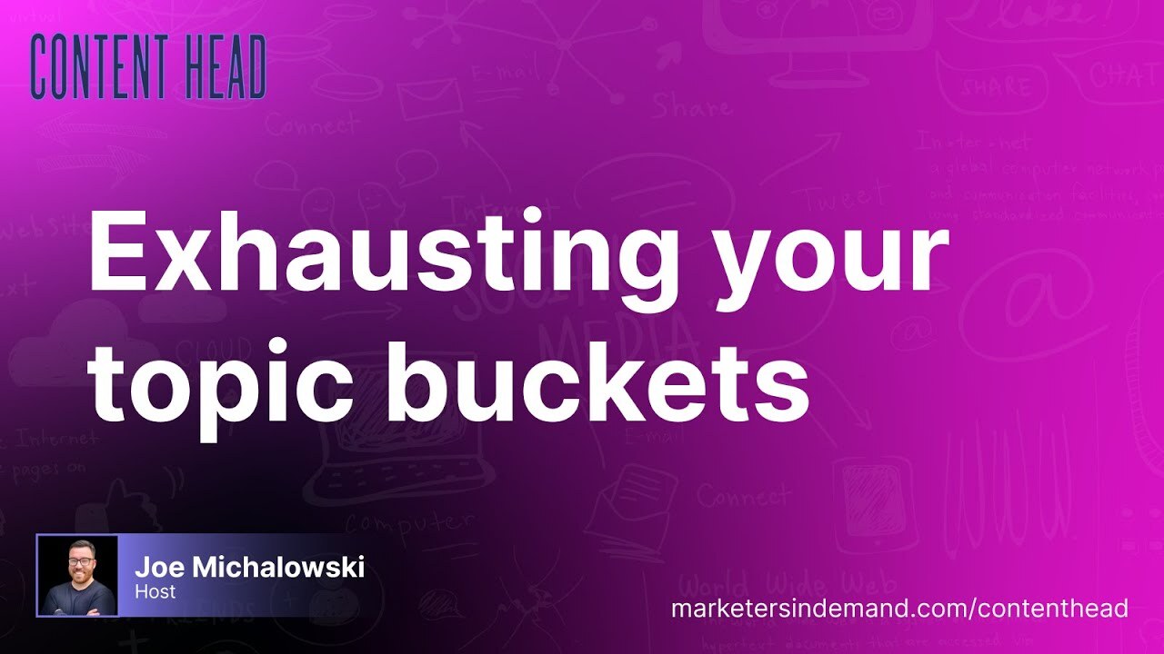 Exhausting your topic buckets