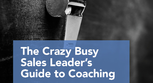 The Crazy Busy Sales Leaders Guide to Coaching